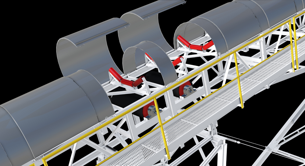 Conveyor Belt Covers Quarry Mining